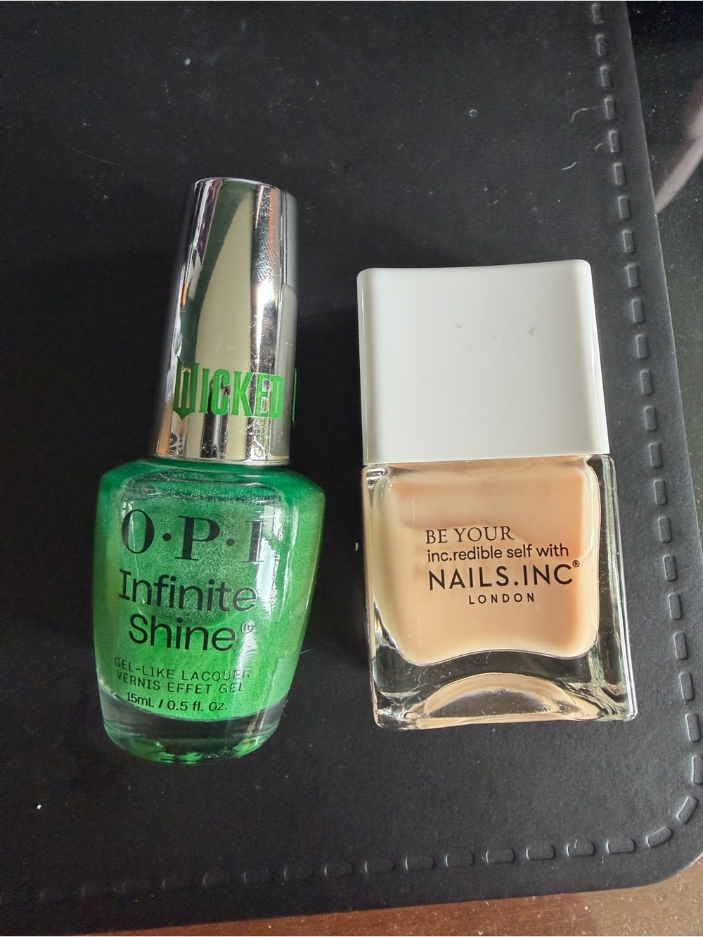NAILS.INC Nude Cream & OPI Wicked Nail Polish Bundle - NEW